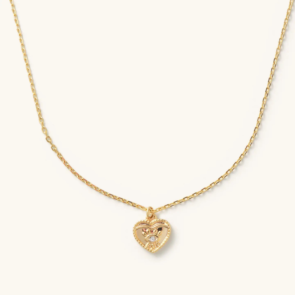 Eye Heart Necklace