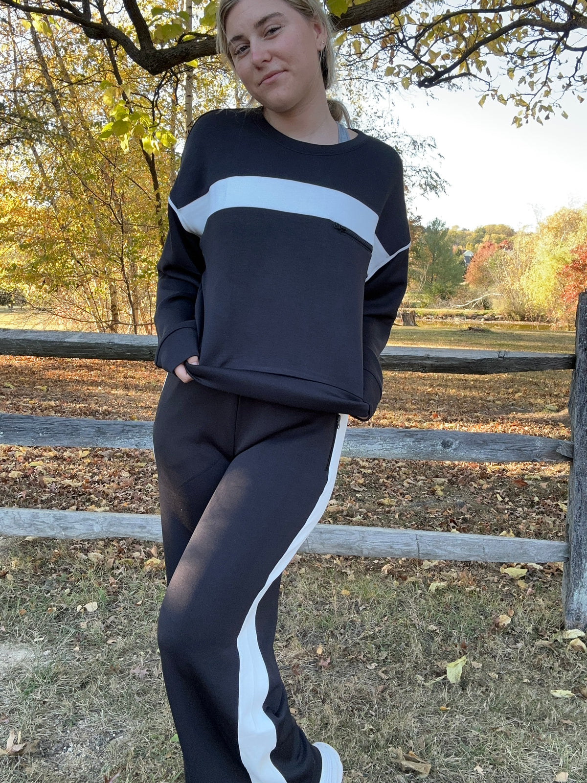 Colorblock Crewneck