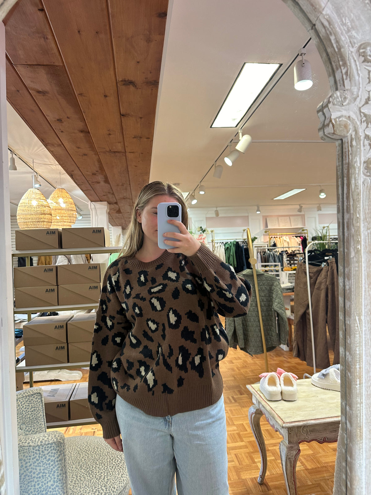 Cheetah Sweater