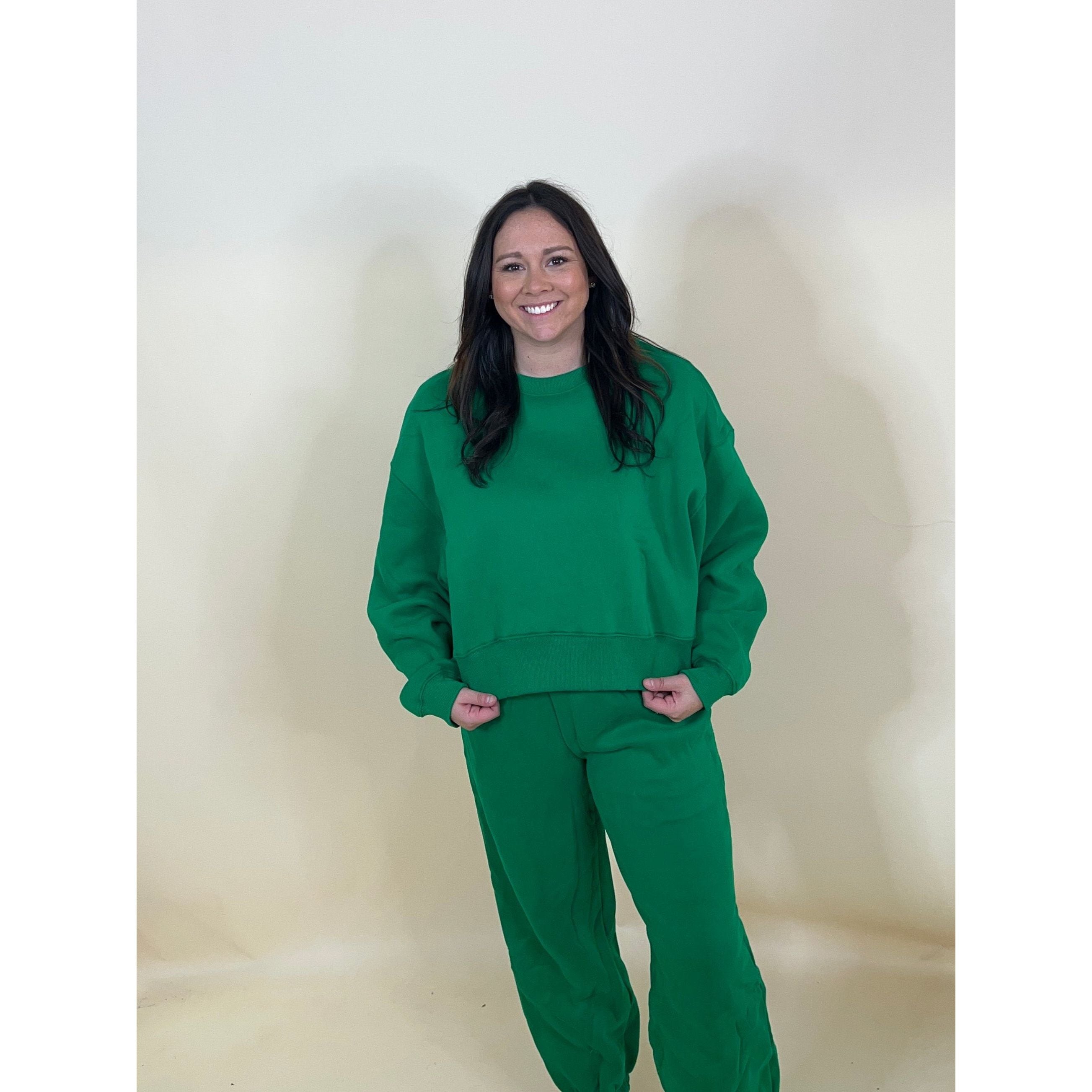 Bright green sweatpants online